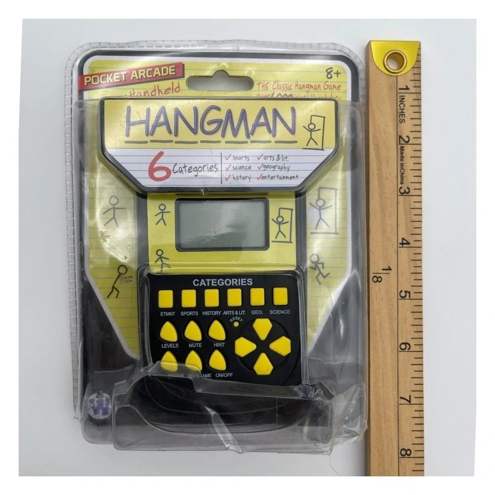 NWB Westminster Pocket Arcade Electronic‎ Hangman Handheld Classic Travel Game